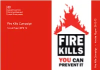 Fire Kills Annual Report