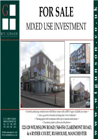For Sale Mixed Use Investment