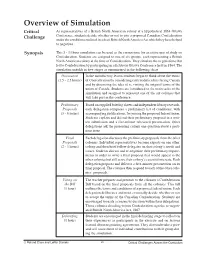 Overview of Simulation