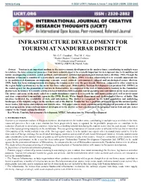 Infrastructure Development for Tourism at Nandurbar District