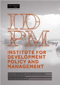 Institute for Development Policy and Management