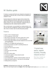 N1 Studios Guide