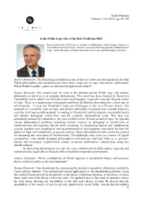 Pp.78—82 Is the Polish Logic One of the Best