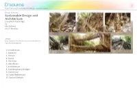 Sustainable Design and Architecture Living Root Tree Bridges by Paul Anthony IDC, IIT Bombay