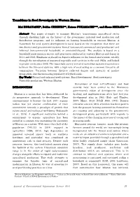 Transitions in Seed Sovereignty in Western Bhutan