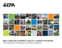 BRAC and EPA's Federal Facility Cleanup Program