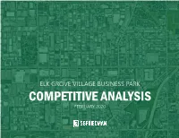 Competitive Analysis February 2020 Elk Grove Village Business Park Competitive Analysis Introduction