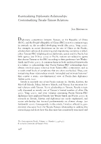 Contextualizing Tuvalu-Taiwan Relations