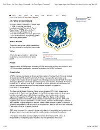 Fact Sheets : Air Force Space Command : Air Force Space Command