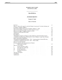 Minutes Business Brd Mtng 1-27-2020