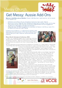 Aussie Add-Ons Welcome to Get Messy Aussie Add-Ons (Thanks to Mel Neumann -South Australia- for the Name!) in This Second Issue