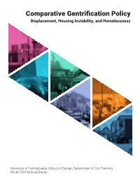 Dealing with Gentrification