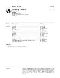 Security Council Provisional Fiftieth Year