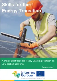 Skills for the Energy Transition