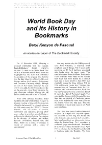 World Book Day and Its History in Bookmarks