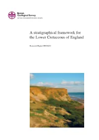 A Stratigraphical Framework for the Lower Cretaceous of England