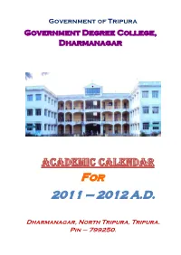 Academic Calendar 2011-2012