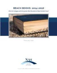 Beach Books: 2014-2016