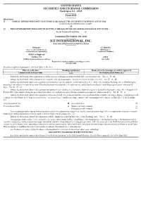 ICF INTERNATIONAL, INC. (Exact Name of Registrant As Specified in Its Charter)