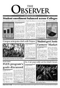 Student Govt. Hosts Farmers' Market FLEX Program's Goals Discussed