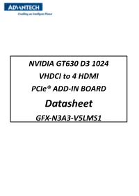 Datasheet GFX-N3A3-V5LMS1
