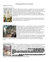 Fatima Messages of Fatima…