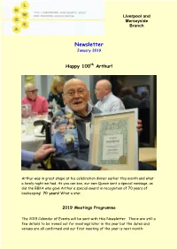 January 2019 Newsletter