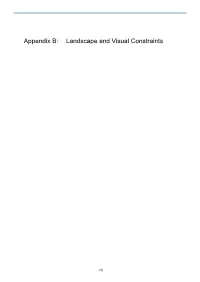 Landscape and Visual Technical Note May 2014