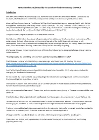 Written Evidence Submitted by the Caterham Flood Action Group (FLO0013)
