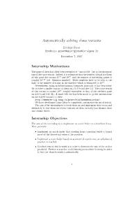Automatically Solving Chess Variants