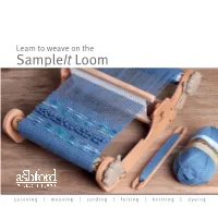 Learn to Weave on the Sampleit Loom