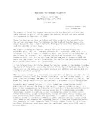 Renee Van Dewater Papers