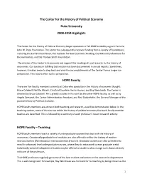 2008-2014 HOPE Center Highlights.Pdf