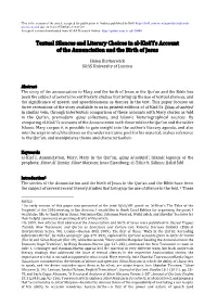Textual Silences and Literary Choices in Al-Kisāʾī's Account of The