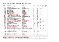 View Race Calendar
