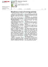 Wudinna a Hub of Mining Activity