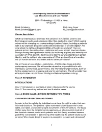 Bioethical Deliberations Can They Save Us and Our Planet?