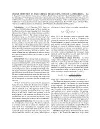 Change Detection in Mars Orbital Images Using Dynamic Landmarking