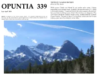 OPUNTIA 339 Temperatures Were Setting Records