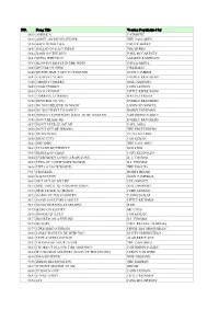 POP Vol 7 Song List