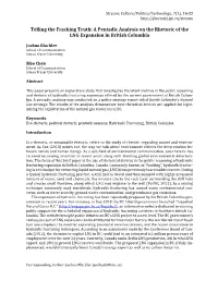 Telling the Fracking Truth: a Pentadic Analysis on the Rhetoric of the LNG Expansion in British Columbia