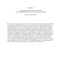 AN INTERNSHIP with the US GEOLOGICAL SURVEY by Justin