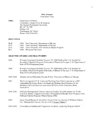 Arnesen CV GWU Website June 2009
