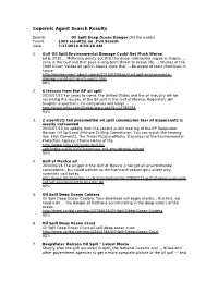 Copernic Agent Search Results