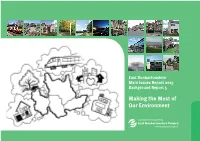 Making the Most of Our Environment East Dunbartonshire Council Local Development Plan 2013 MIR Background Report 5: Making the Most of Our Environment