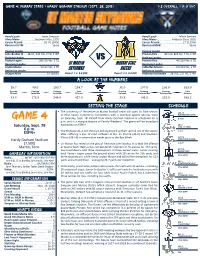 UTM Game Notes
