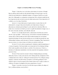 1 Chapter 1.6. Evolution While You Are Watching Chapter 1.6