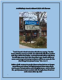 Archbishop Anne's Advent 2019 Ad Clerum