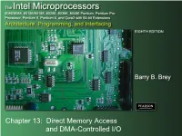 Chapter 13: Direct Memory Access and DMA-Controlled