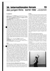 FLAMENCO Synopsis in FLAMENCO Carlos Saura Has Done Without a Fictional Narrative and Concentrates Instead on the Diverse Facets Land: Spanien 1995